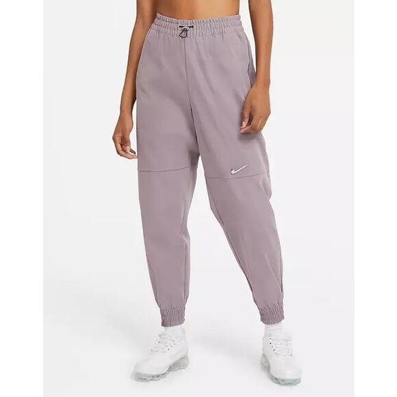 Nike Swoosh Jogger Track Athletic Pants Plus Sz 1X Lavender Purple Atheisure - Picture 1 of 13